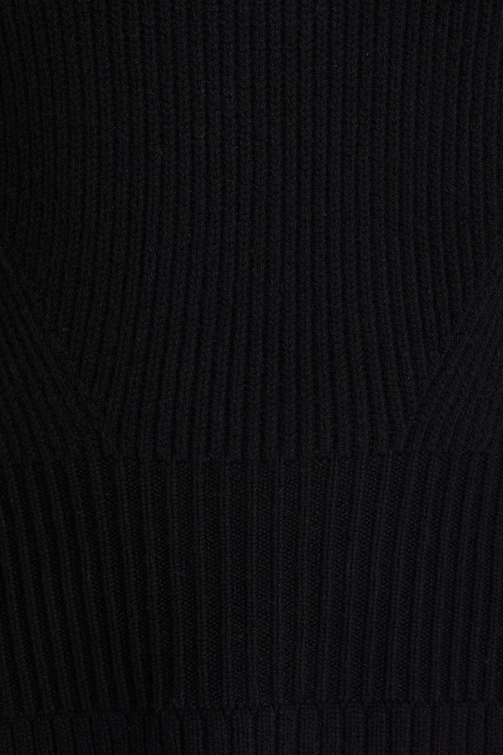SIMKHAI Maple ribbed wool-blend turtleneck vest