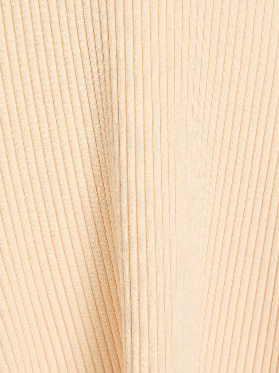 kiara asymmetric ribbed-knit midi dress