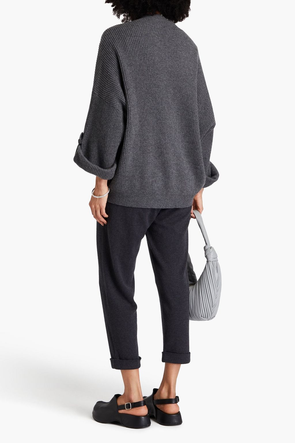 BRUNELLO CUCINELLI Cardigan aus geripptem Kaschmir