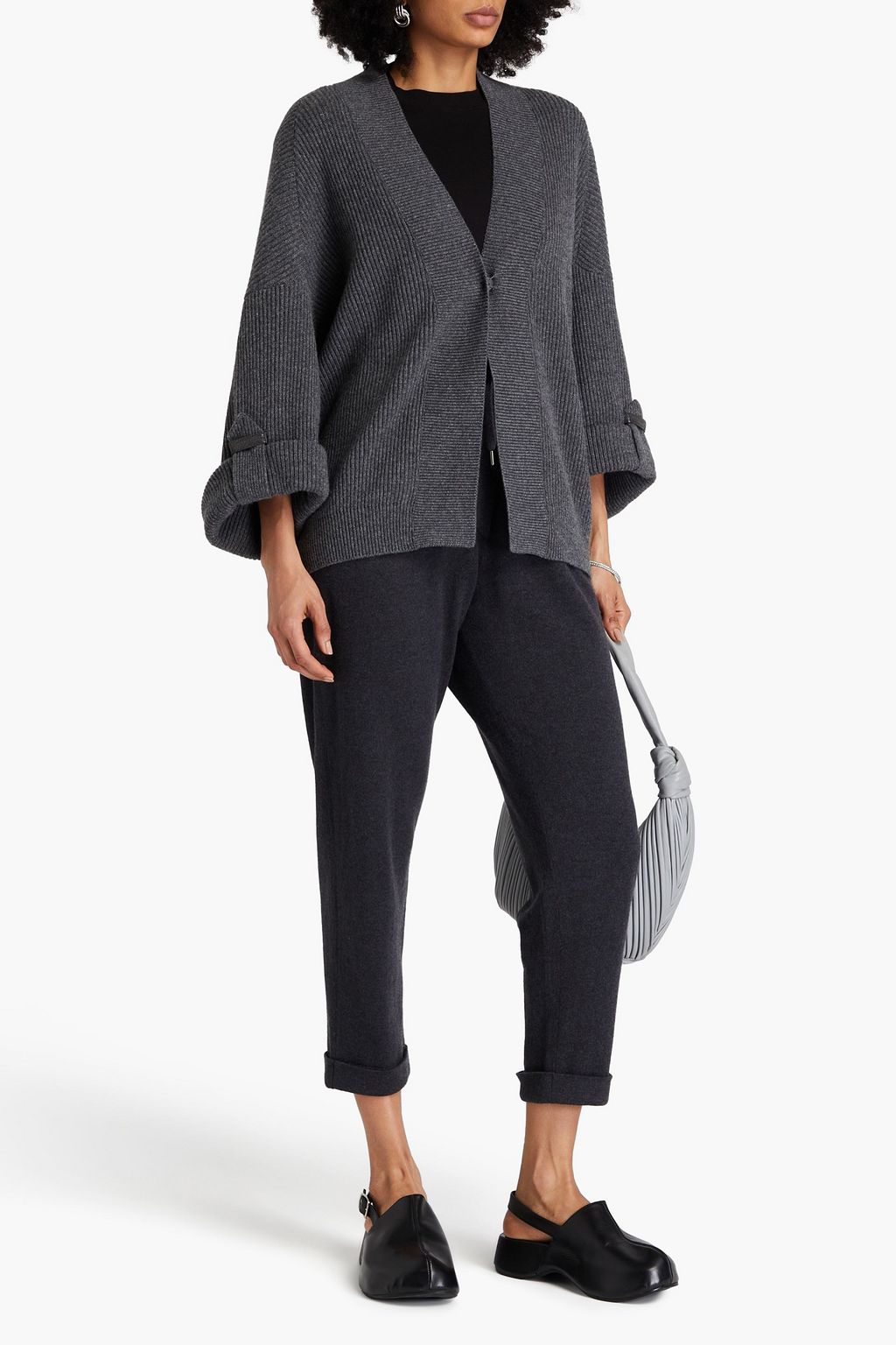 BRUNELLO CUCINELLI Cardigan aus geripptem Kaschmir