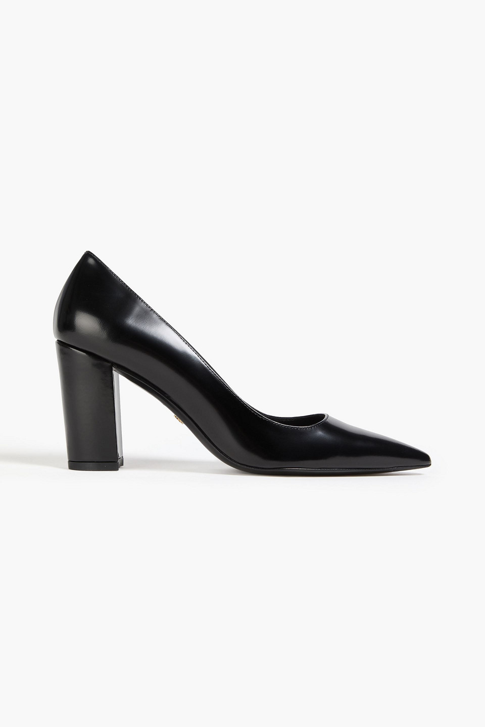 Stuart Weitzman Stuart 85 Leather Pumps In Schwarz