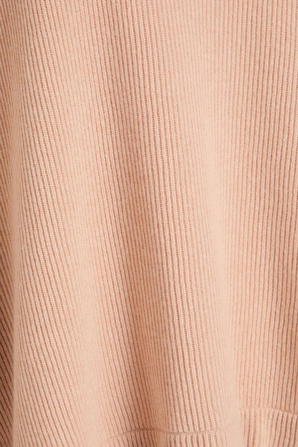 BRUNELLO CUCINELLI كنزة رياضية بياقة عالية مصنوعة من الكشمير بتصميم مضلّع ومزينة بالخرز