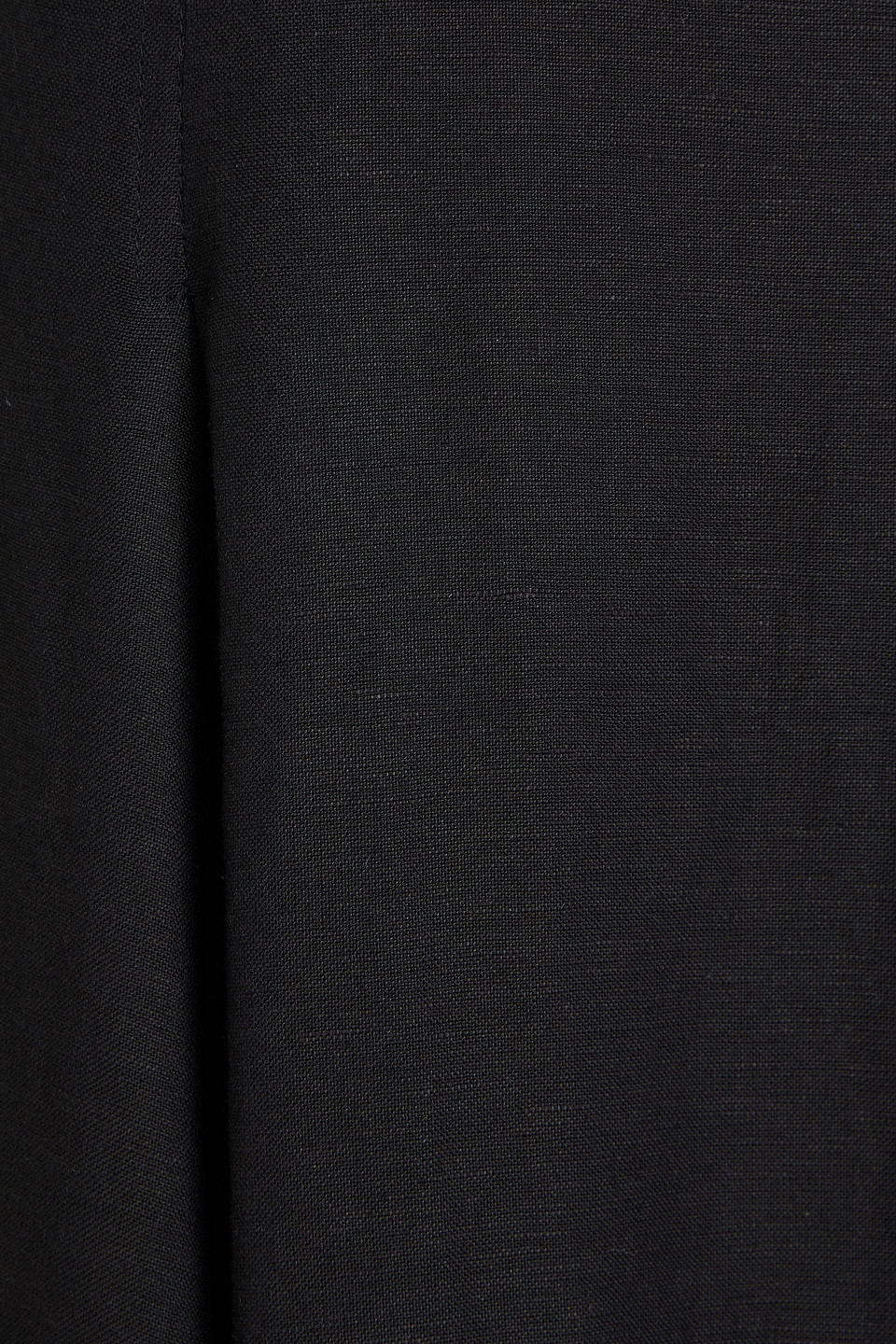 Simkhai Analise Linen-blend Midi Dress In Black