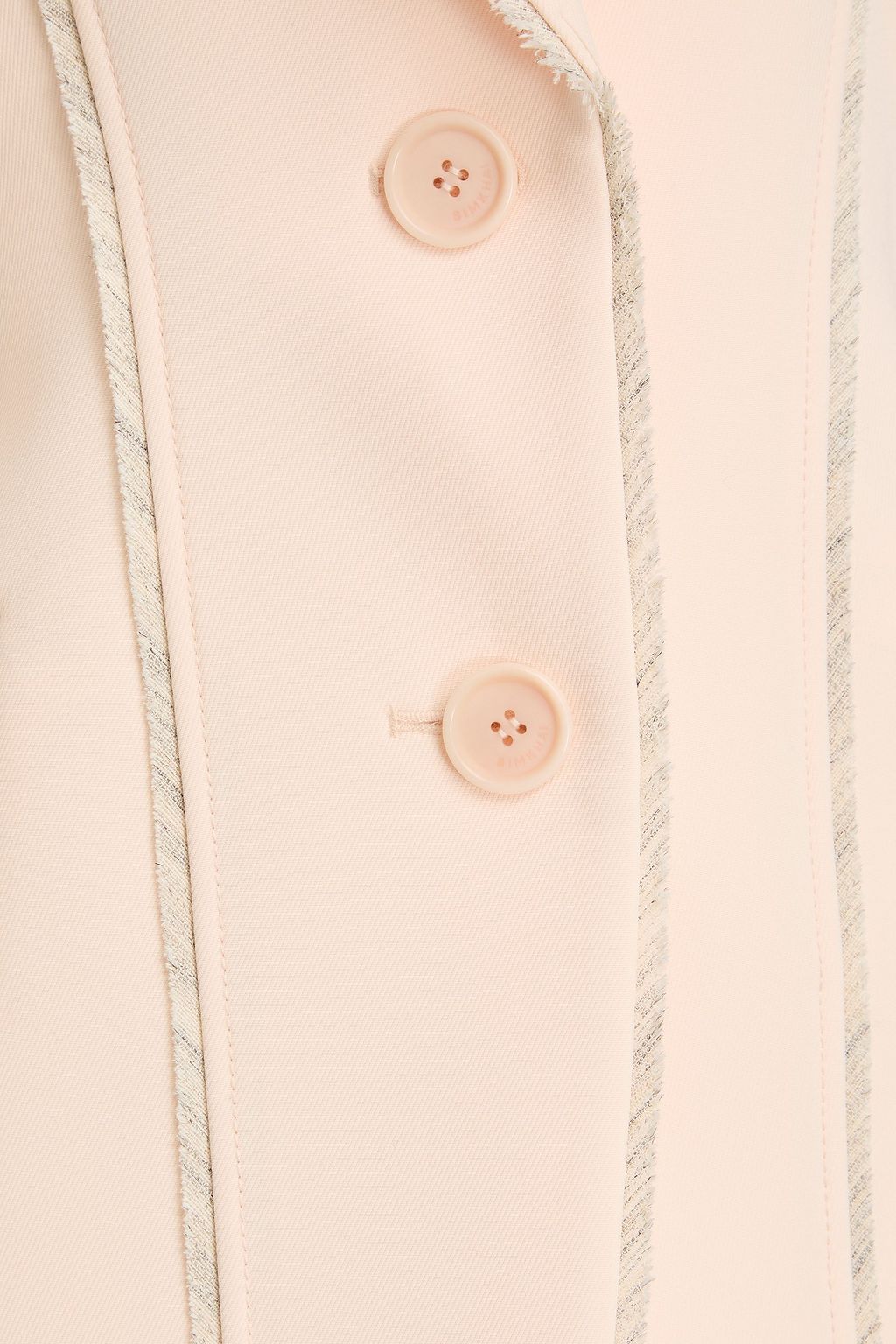 SIMKHAI Woody frayed twill blazer