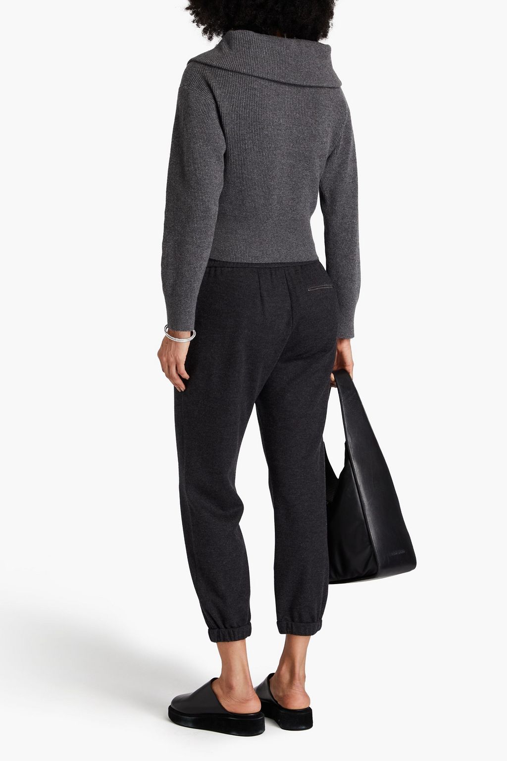 BRUNELLO CUCINELLI Cropped bead-embellished cashmere cardigan