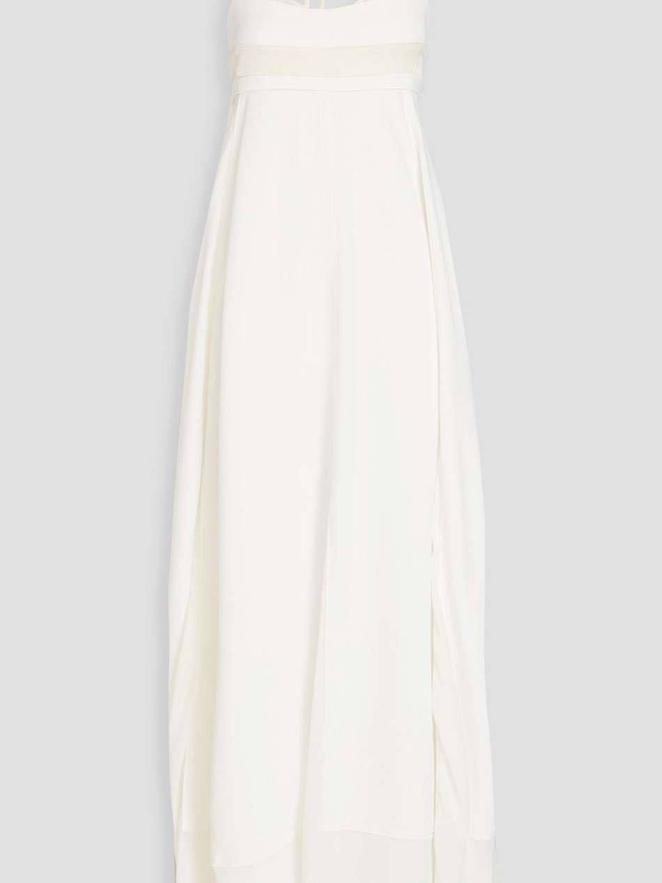 darina cutout crepe maxi dress