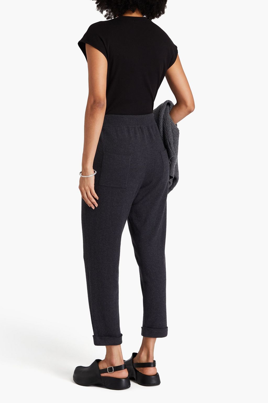 BRUNELLO CUCINELLI Cashmere tapered pants