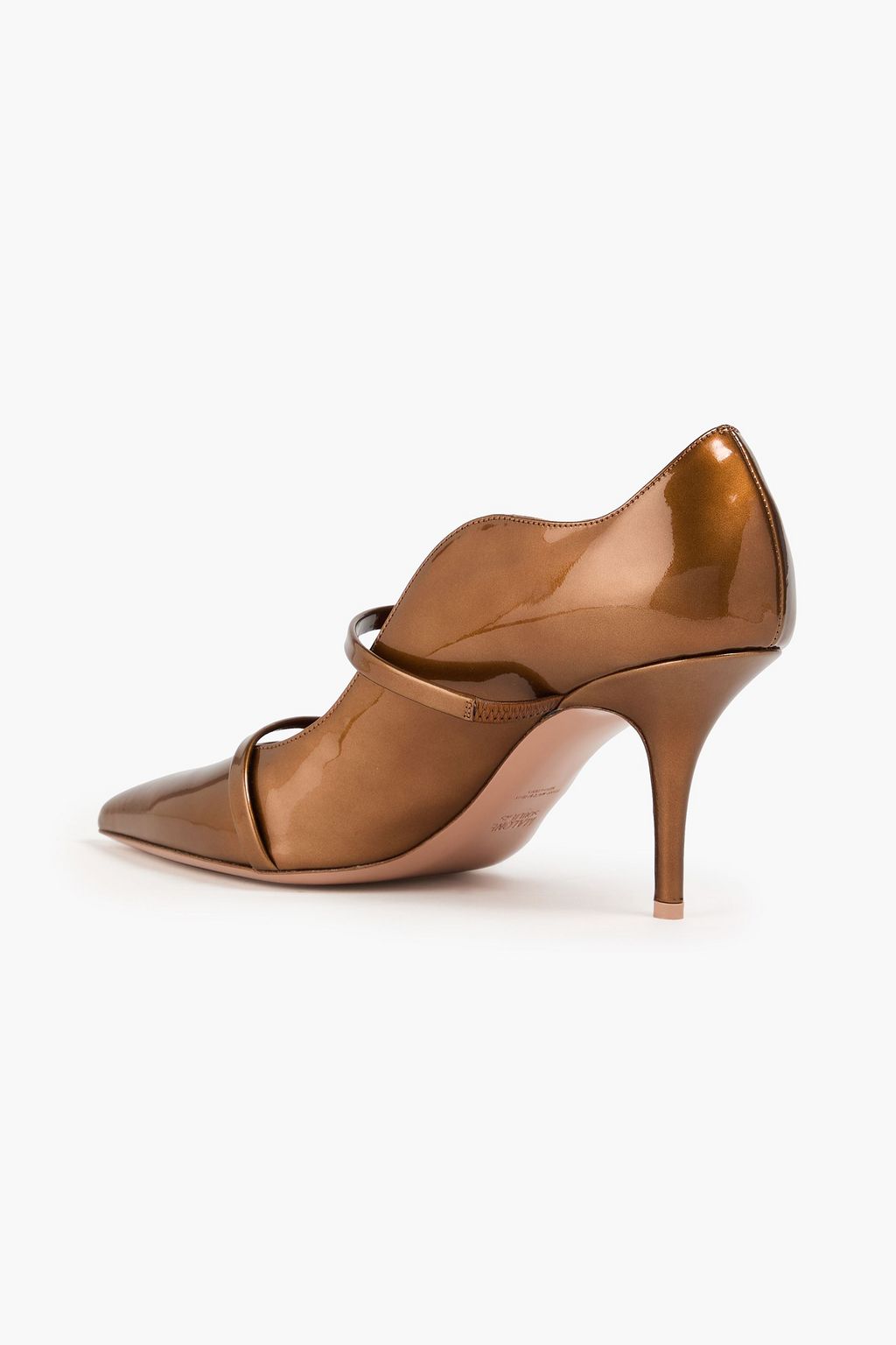 MALONE SOULIERS 모린 메탈릭 페이턴트 가죽 펌프스