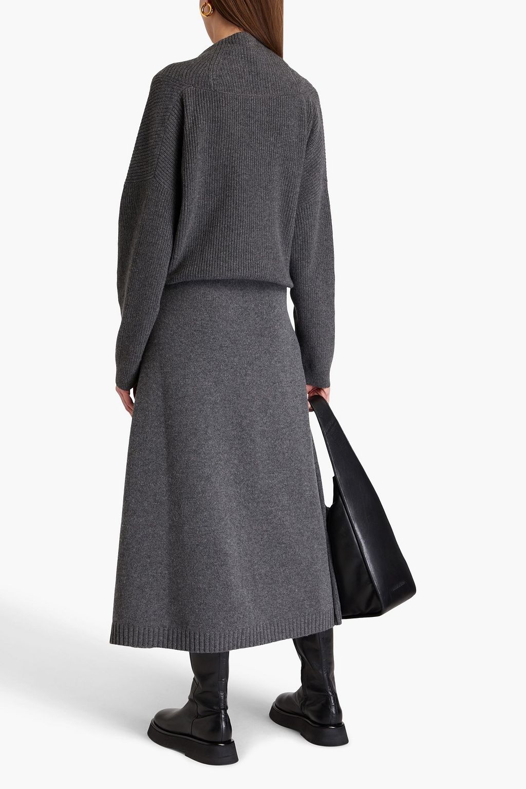 BRUNELLO CUCINELLI كنزة رياضية من الصوف بتصميم مضلّع