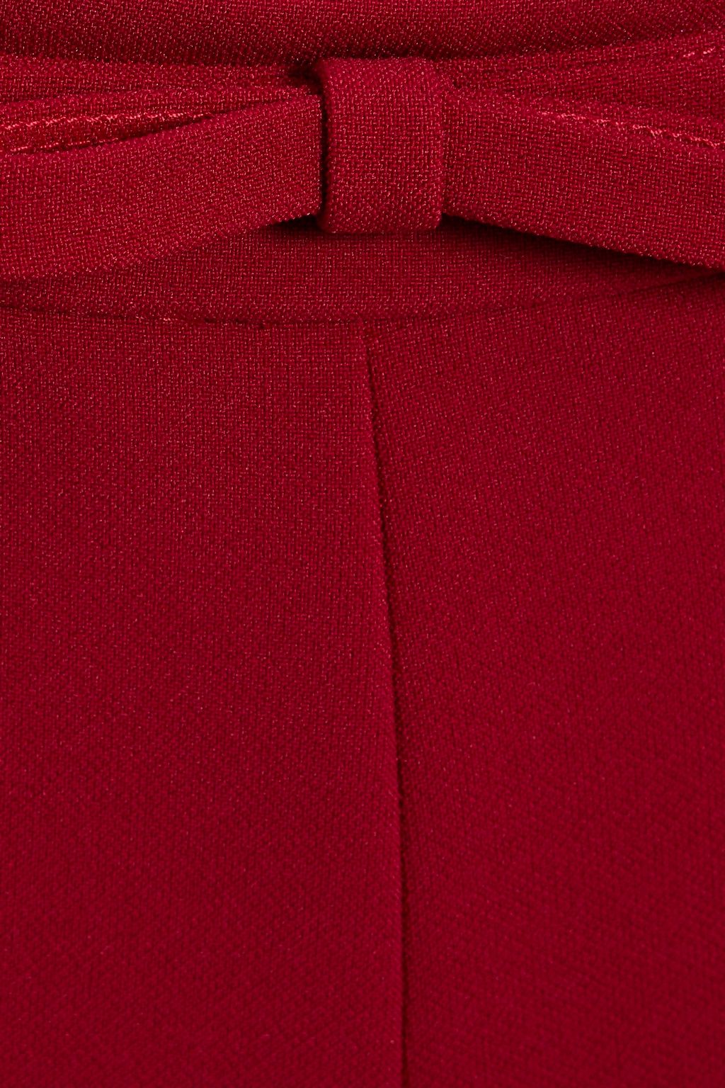 REDVALENTINO Bow-detailed crepe shorts