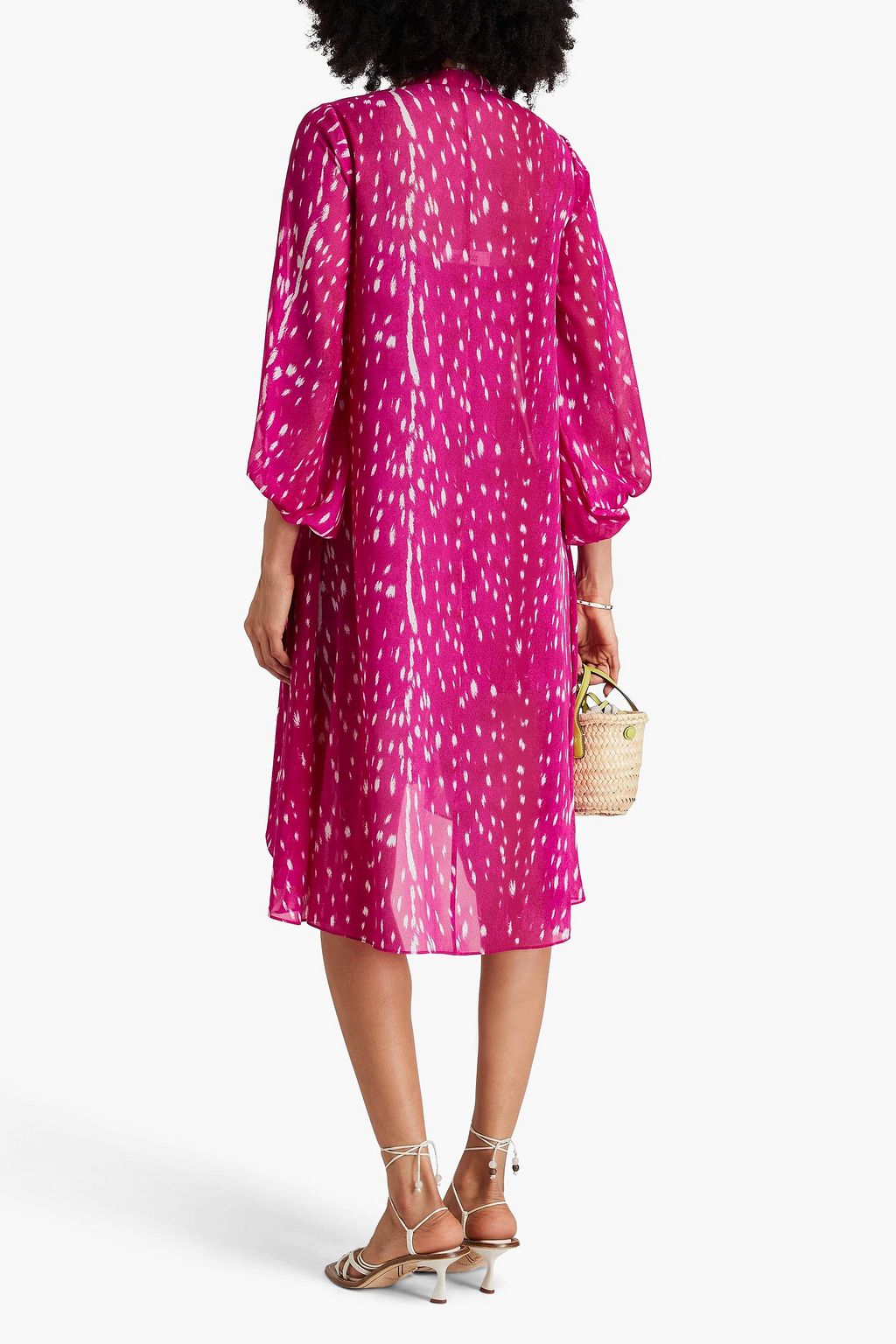 DIANE VON FURSTENBERG Ileana printed georgette midi dress