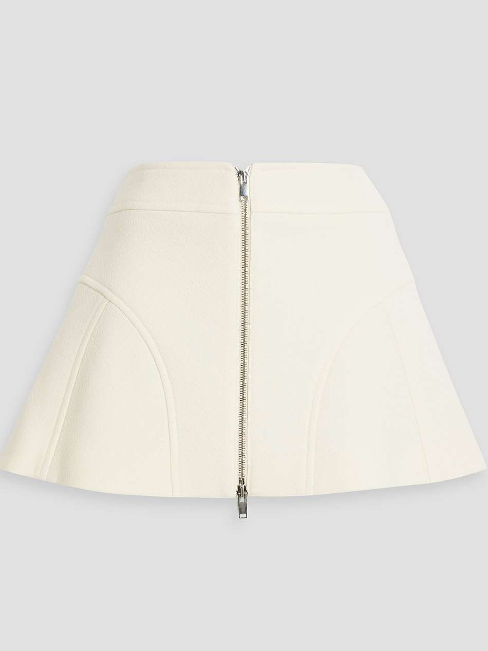 keene wool-crepe mini skirt