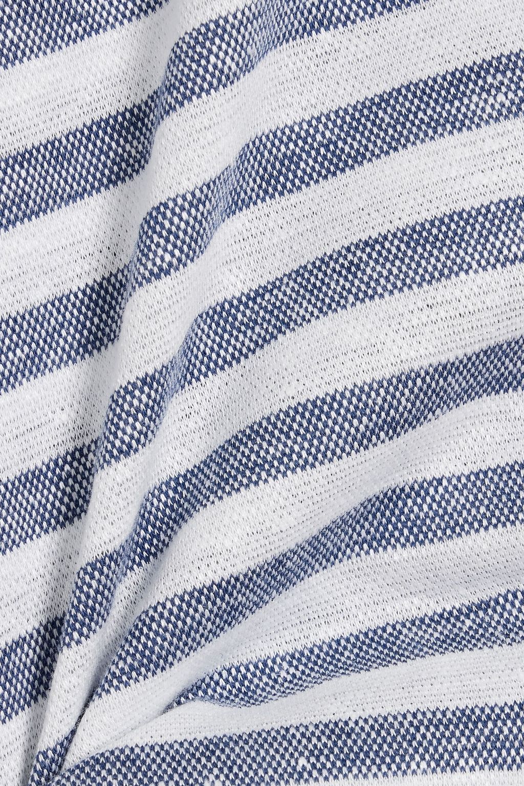 BOGLIOLI Striped linen T-shirt