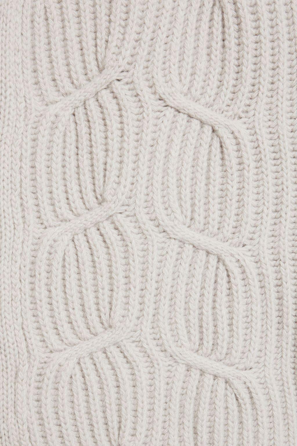 BOGLIOLI Ribbed cable-knit wool cardigan