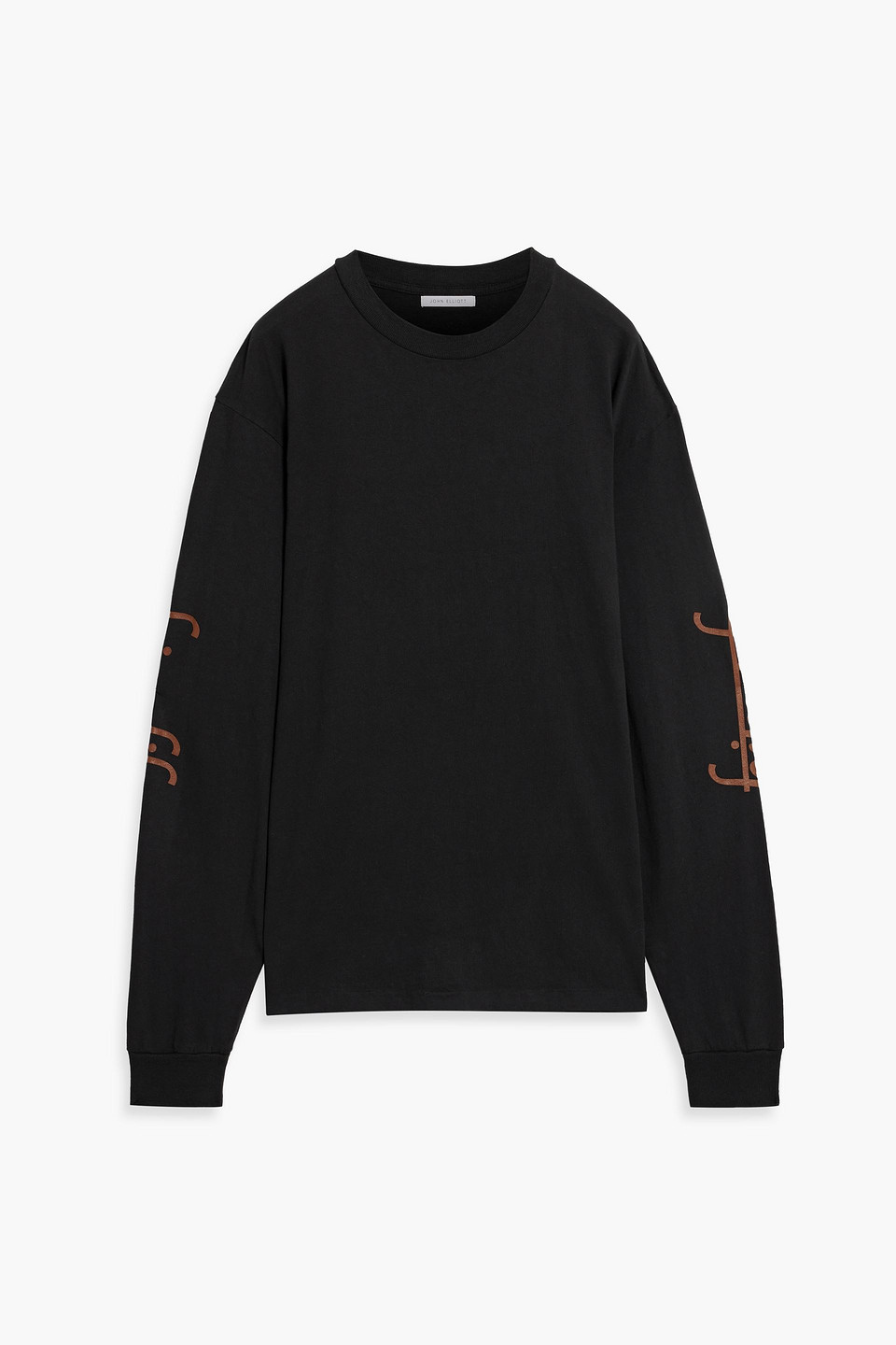 Printed cotton-jersey T-shirt