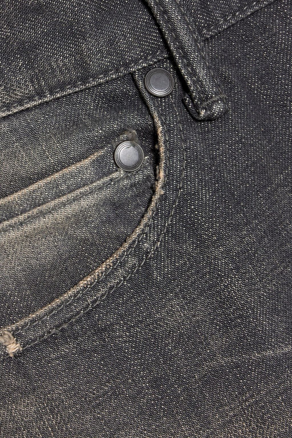 JOHN ELLIOTT Slim-fit faded denim jeans