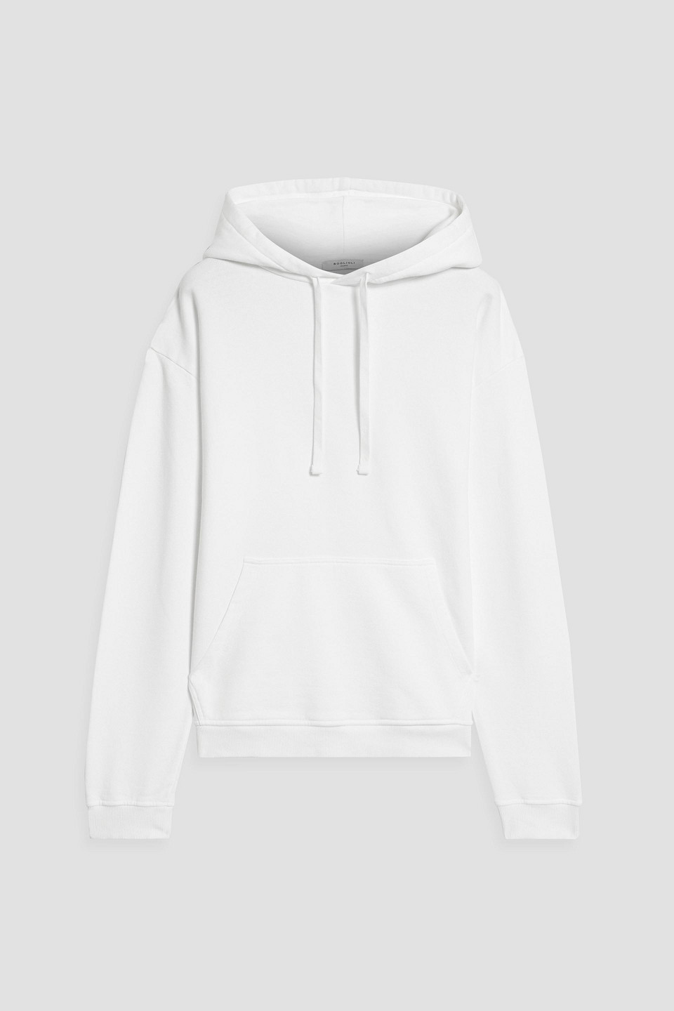 French cotton-terry hoodie