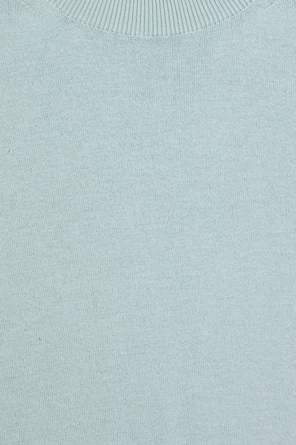 BOGLIOLI Cotton and silk-blend T-shirt