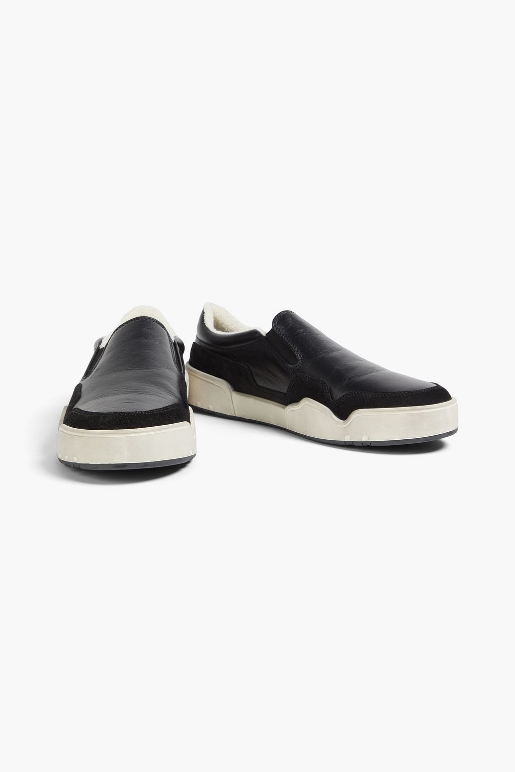 ISABEL MARANT Leather slip-on sneakers