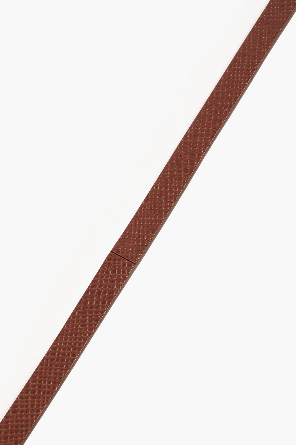 BRUNELLO CUCINELLI Croc-effect leather belt