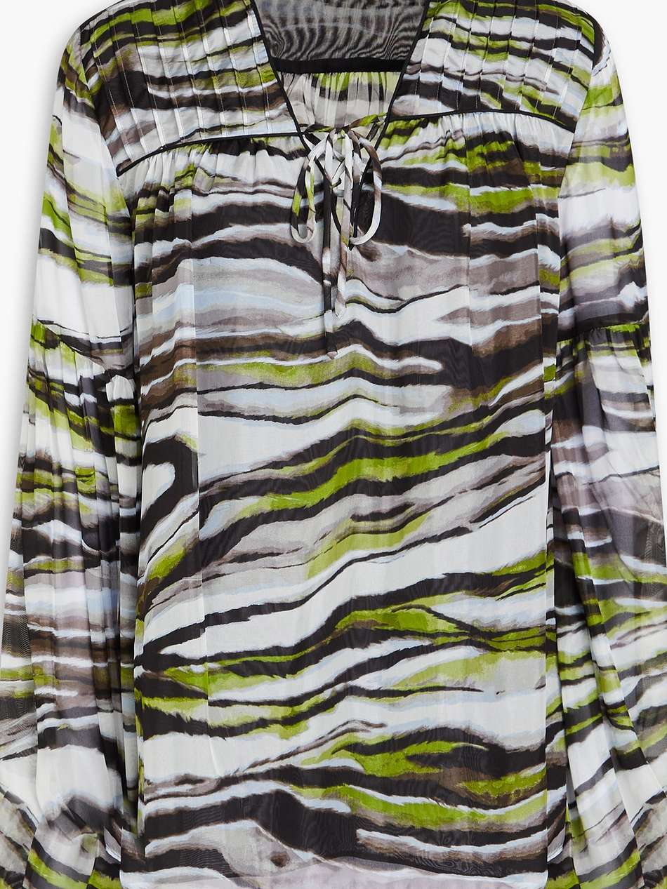 sarita printed voile blouse