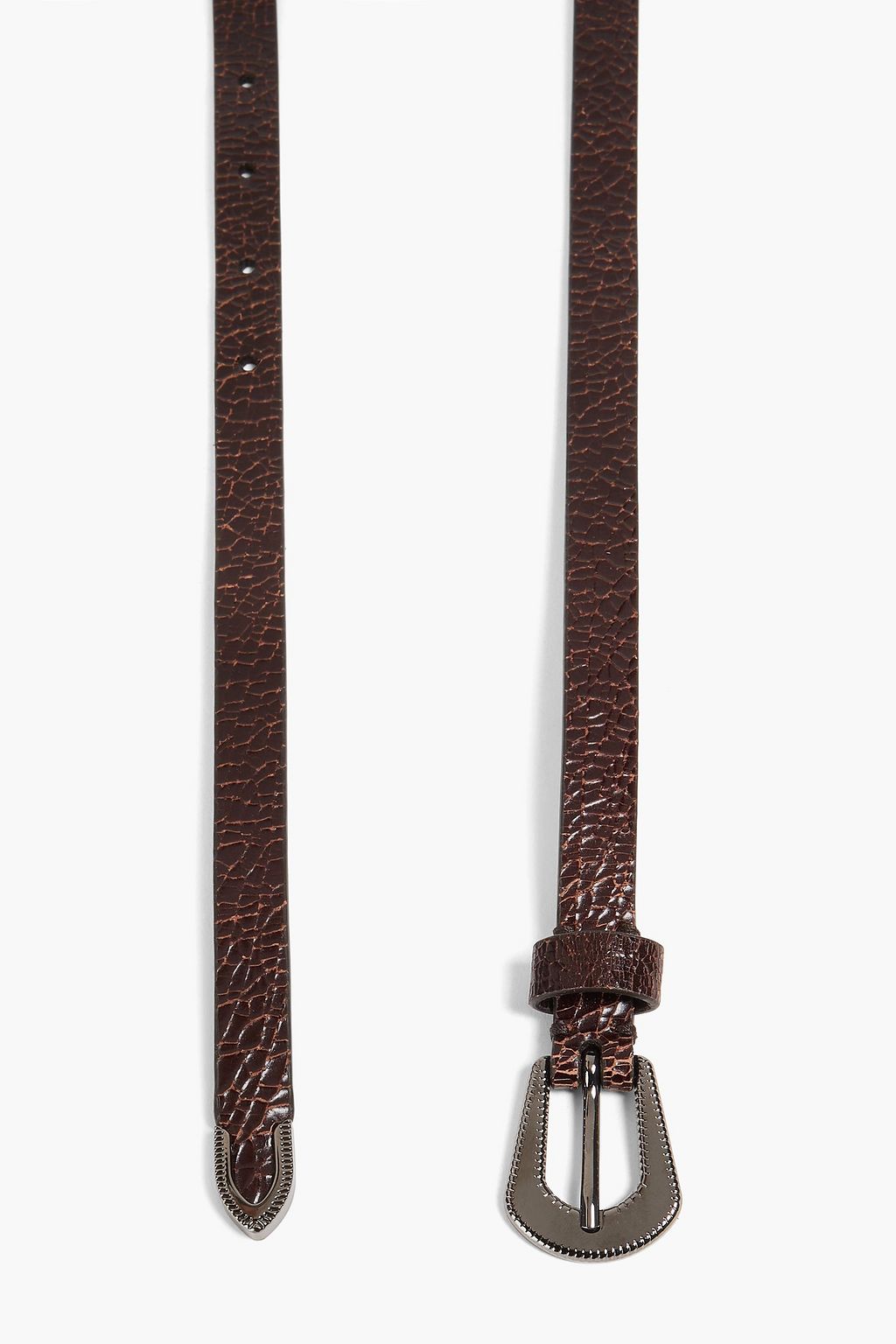 BRUNELLO CUCINELLI Pebbled-leather belt