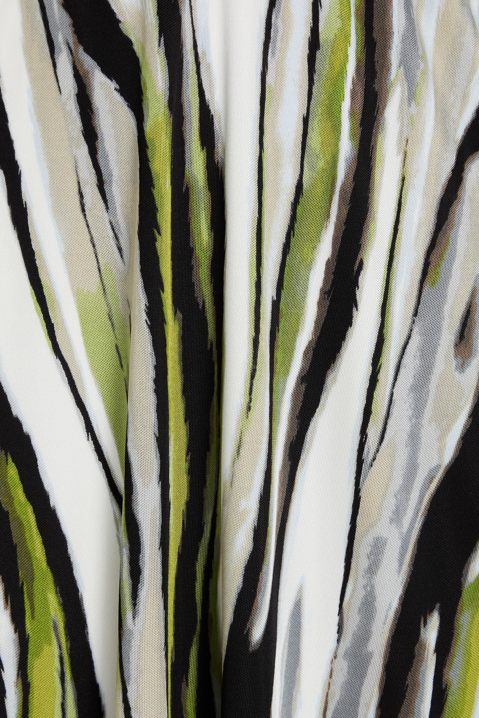 Diane Von Furstenberg Kiera One-shoulder Printed Jersey Maxi Dress In Gray