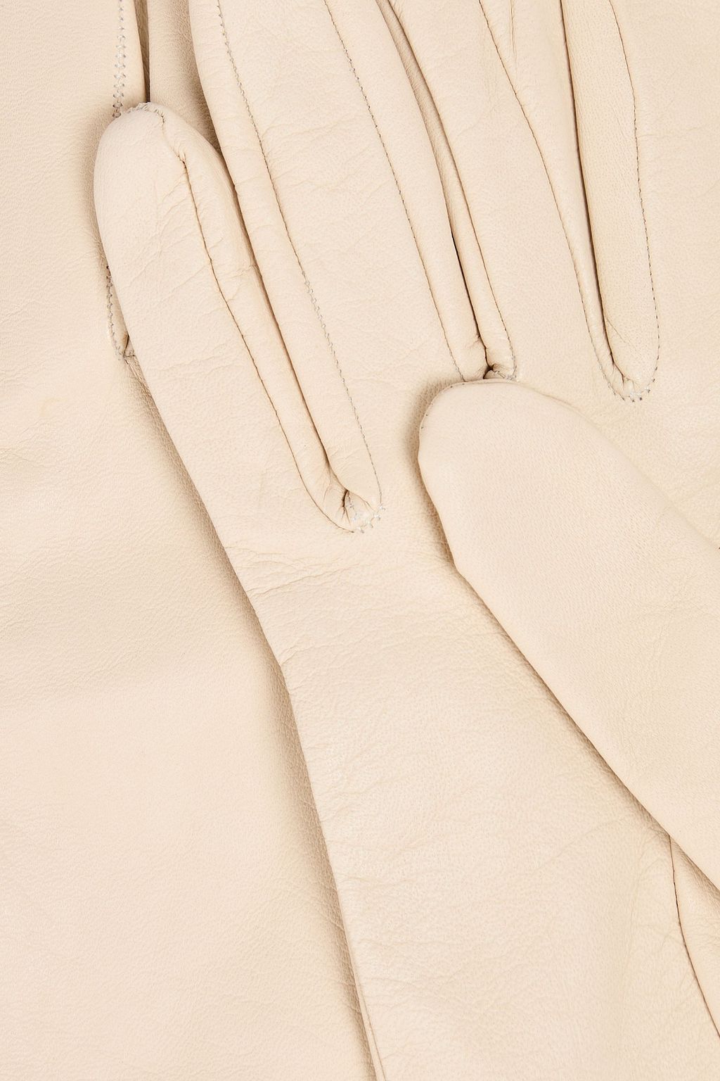 BRUNELLO CUCINELLI Bead-embellished leather gloves
