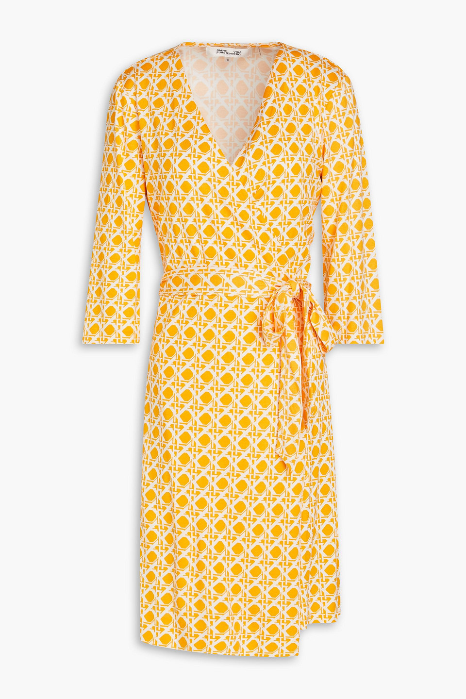 New Julian printed silk-jersey wrap dress