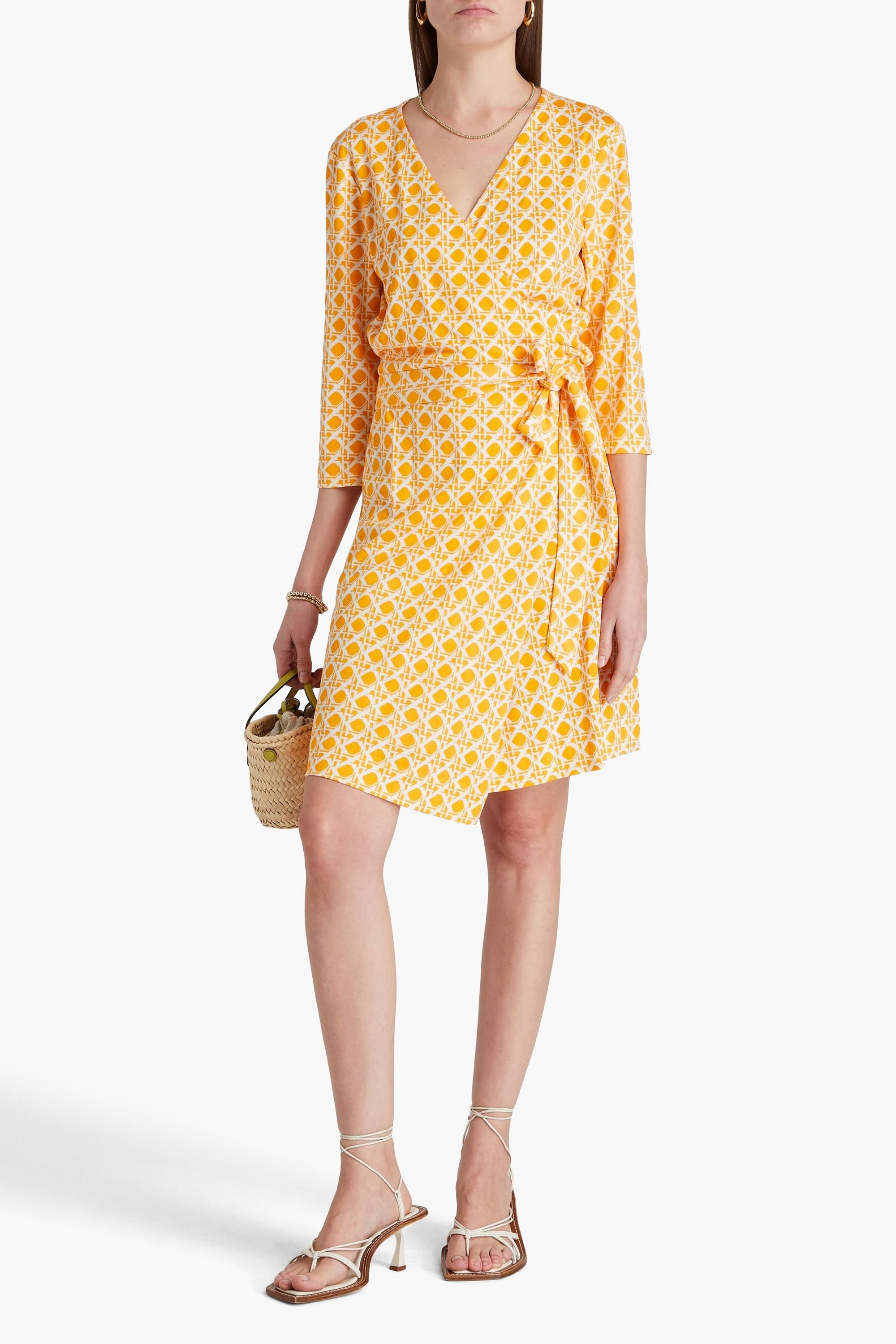Diane von Furstenberg New Julian printed silk-jersey wrap dress