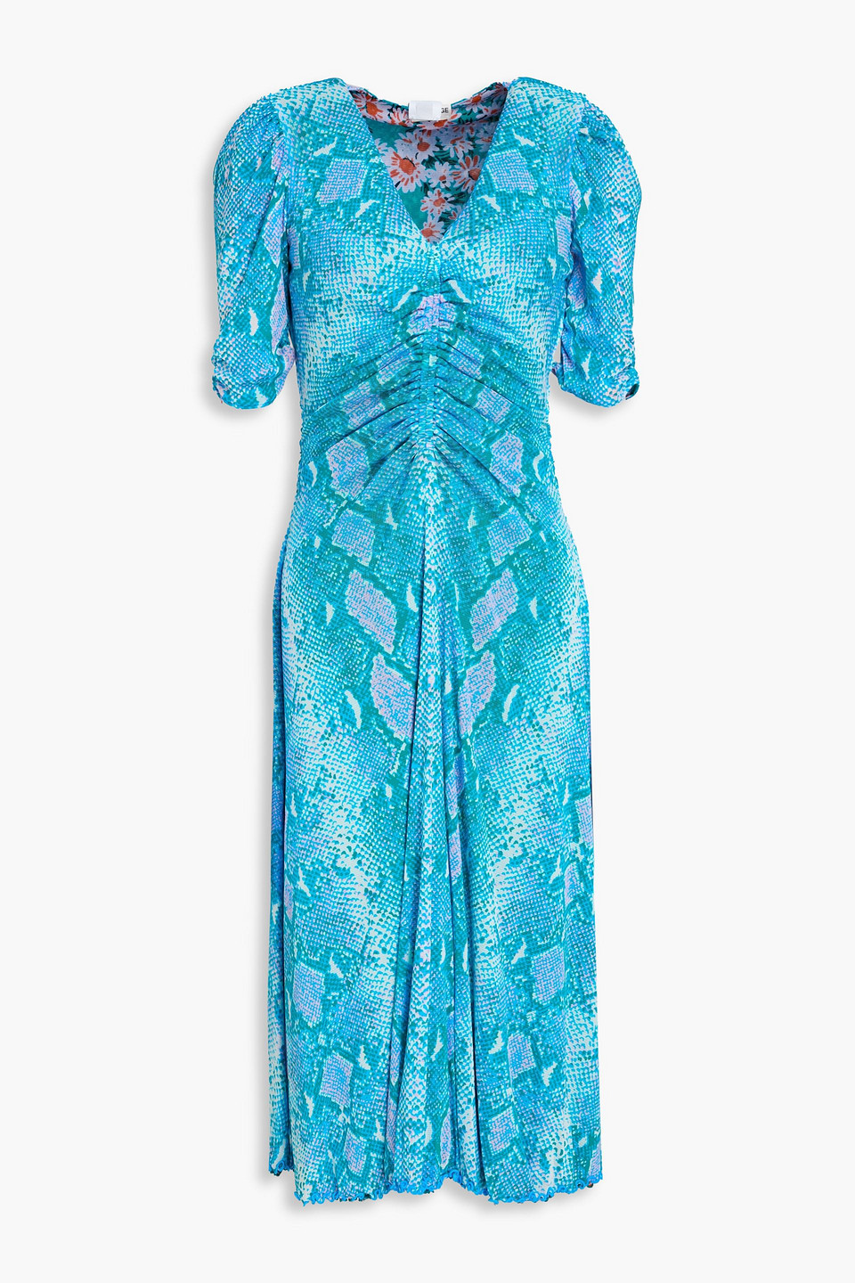 Diane Von Furstenberg New Julian Two Silk Wrap Dress In Teal