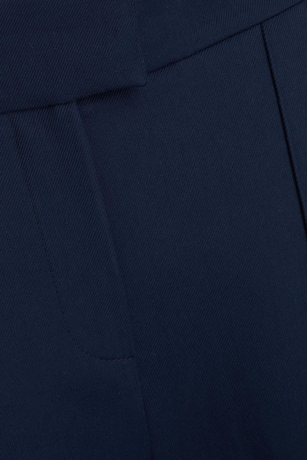 BRUNELLO CUCINELLI Cropped Hose mit geradem Bein aus Twill aus einer Baumwollmischung