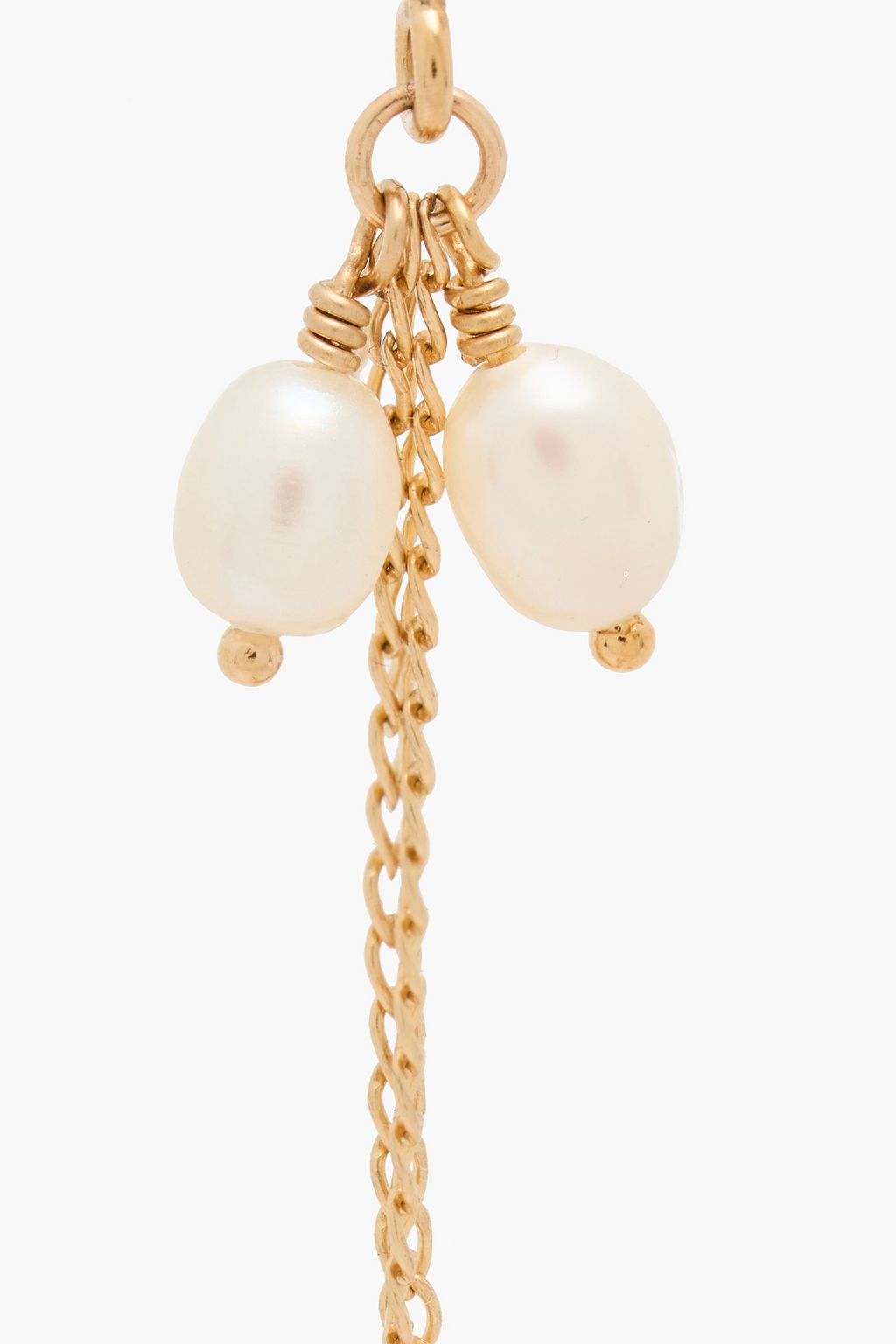 ZIMMERMANN Gold-tone faux pearl ear thread