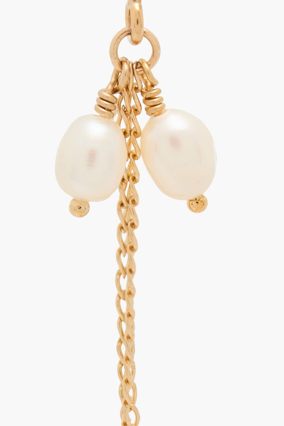 ZIMMERMANN GOLD-TONE FAUX PEARL EAR THREAD