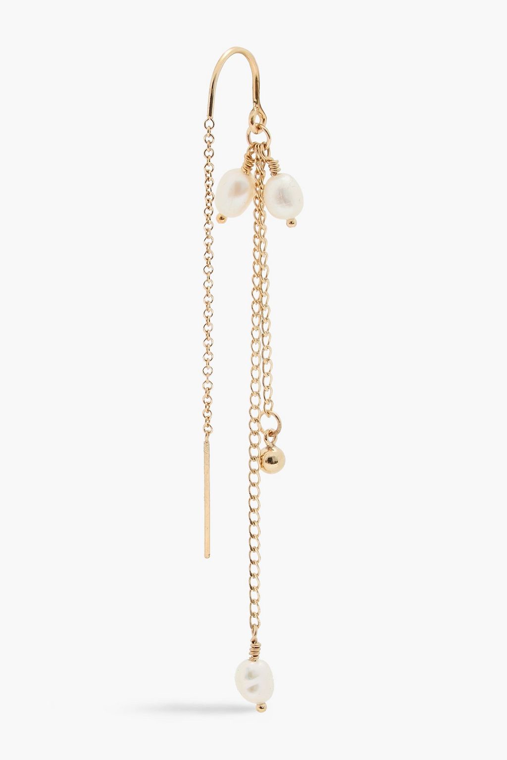 ZIMMERMANN Gold-tone faux pearl ear thread