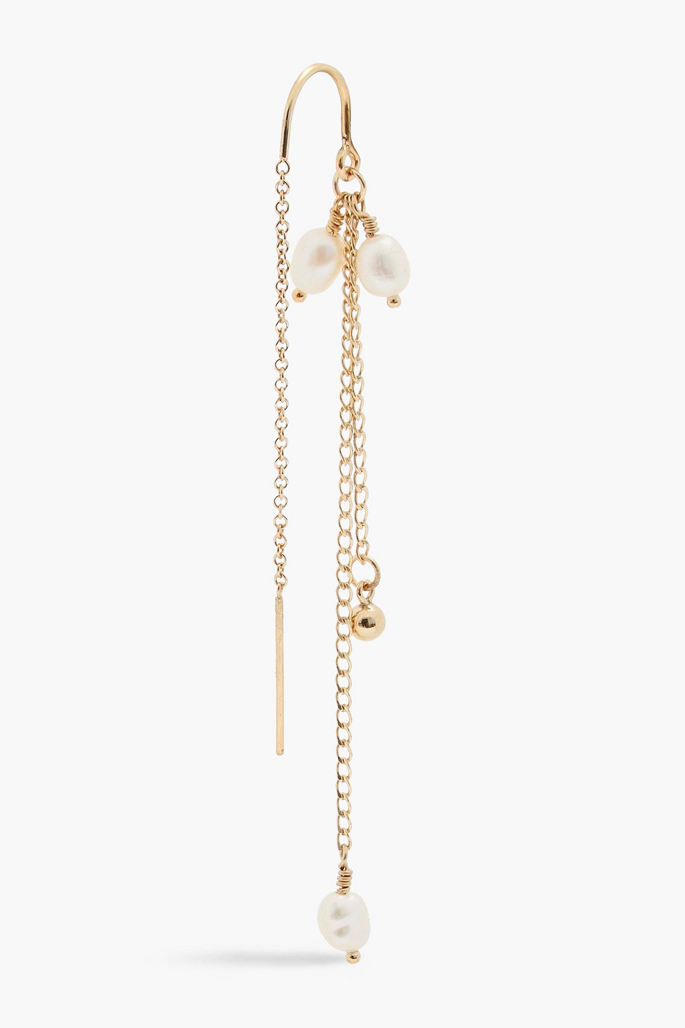 ZIMMERMANN GOLD-TONE FAUX PEARL EAR THREAD