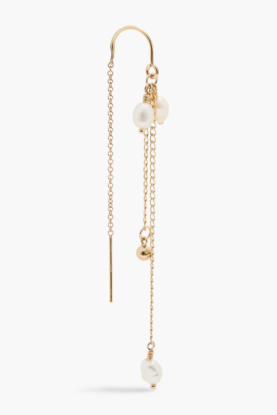 ZIMMERMANN GOLD-TONE FAUX PEARL EAR THREAD