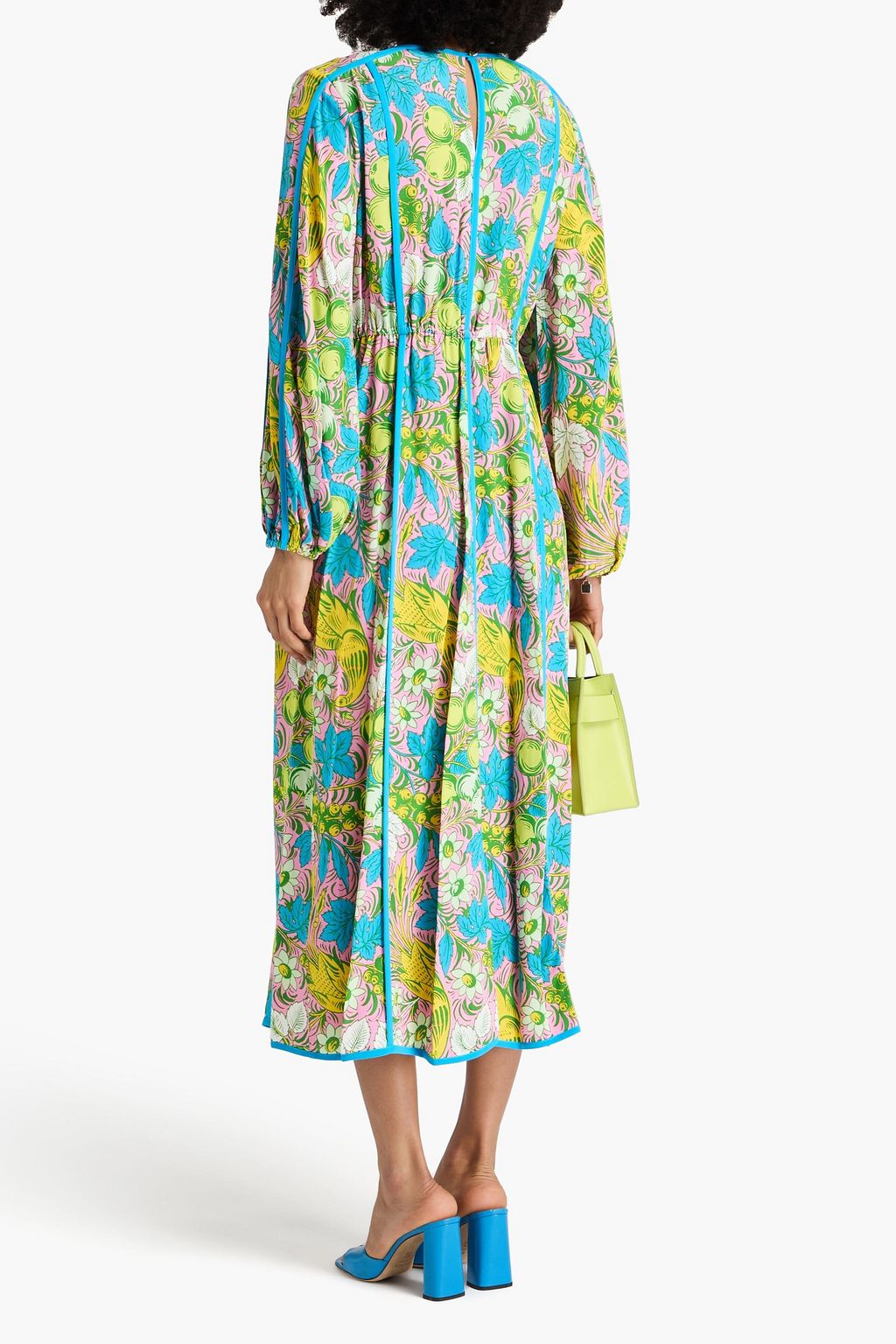 DIANE VON FURSTENBERG Scott floral-print crepe midi dress