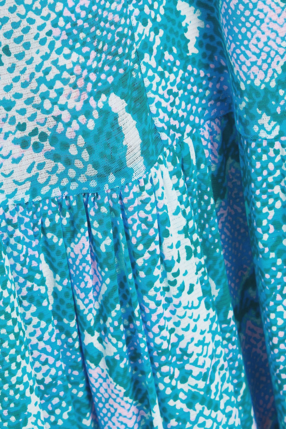 DIANE VON FURSTENBERG AUSTRIA REVERSIBLE PRINTED STRETCH-MESH MIDI SKIRT