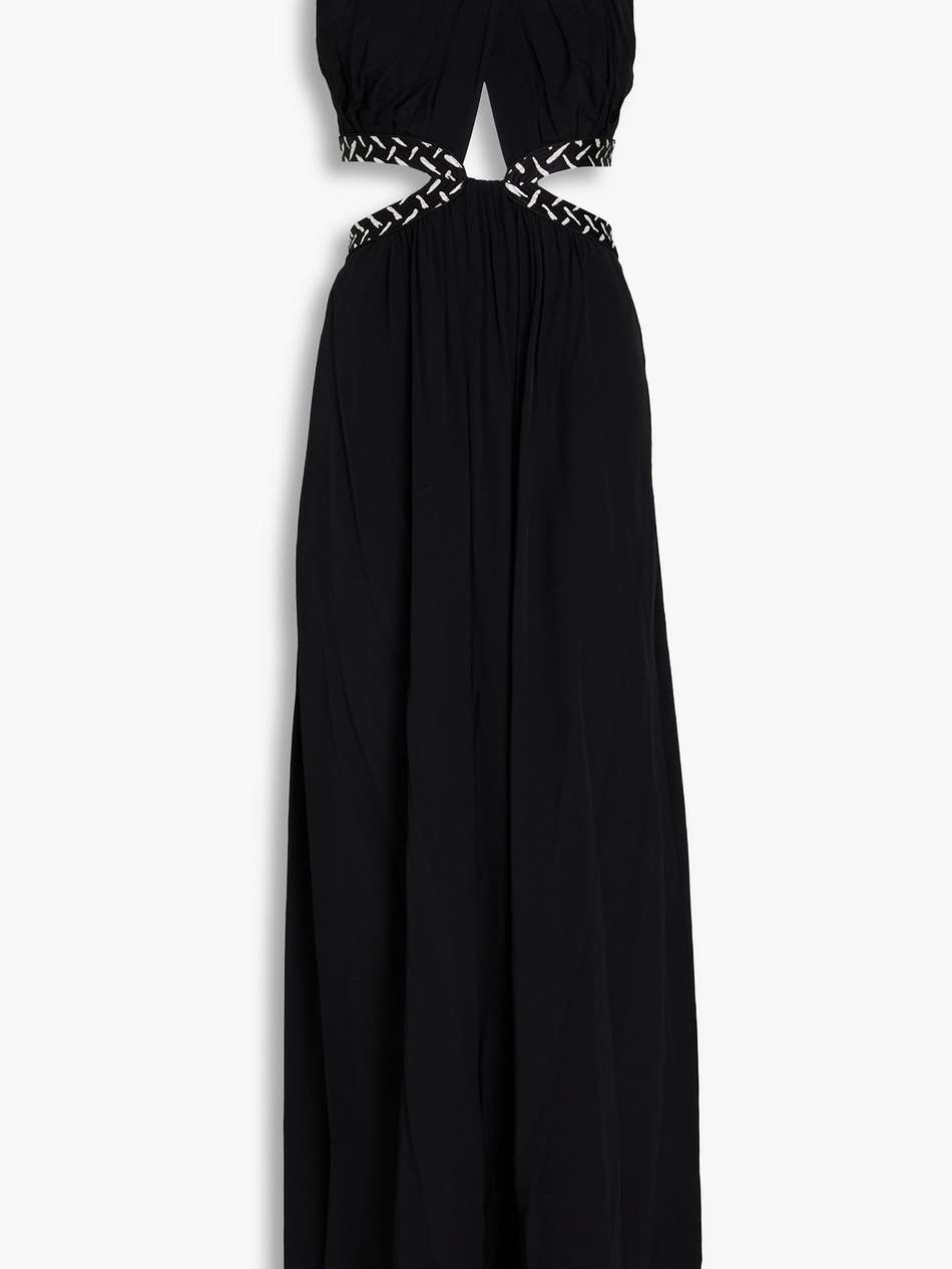 elizabeth cutout cady maxi dress