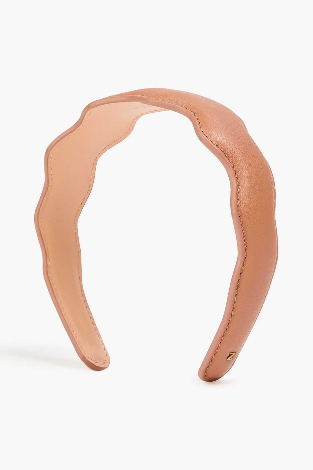 ZIMMERMANN Scalloped leather headband