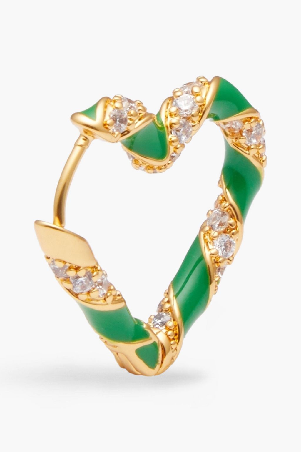 ZIMMERMANN Gold-tone, crystal and enamel earrings