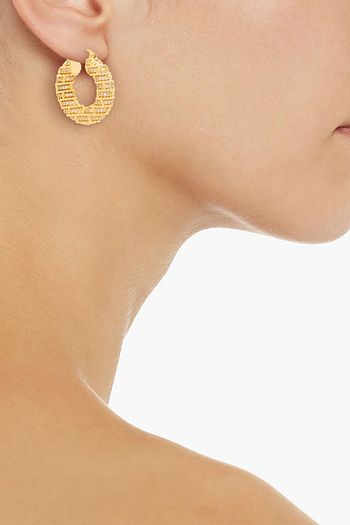 ZIMMERMANN أقراط مطلية بالذهب عيار 20 مزينة بالكريستال
