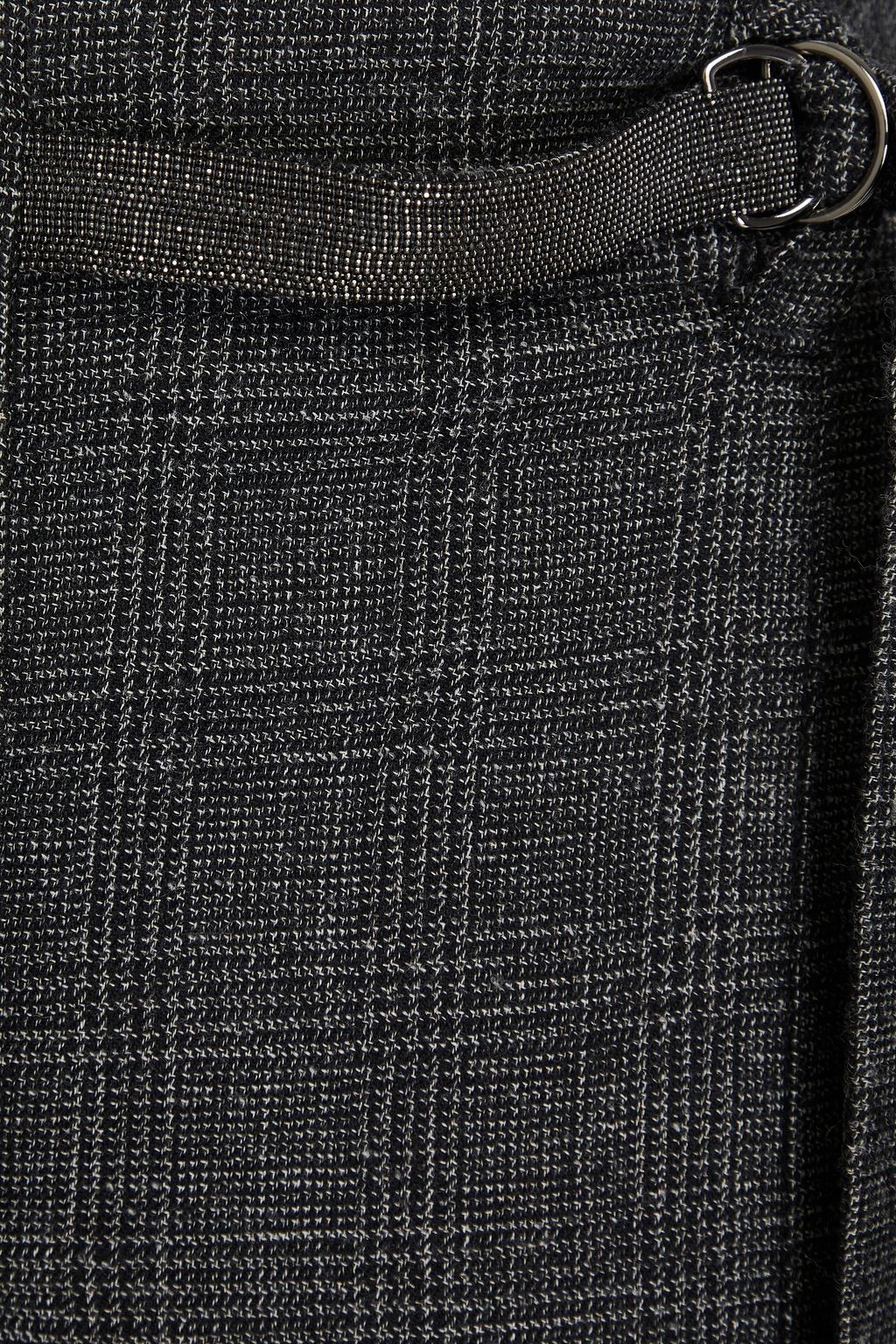 BRUNELLO CUCINELLI Hose mit geradem Bein aus einer Wollmischung mit Glencheck-Muster