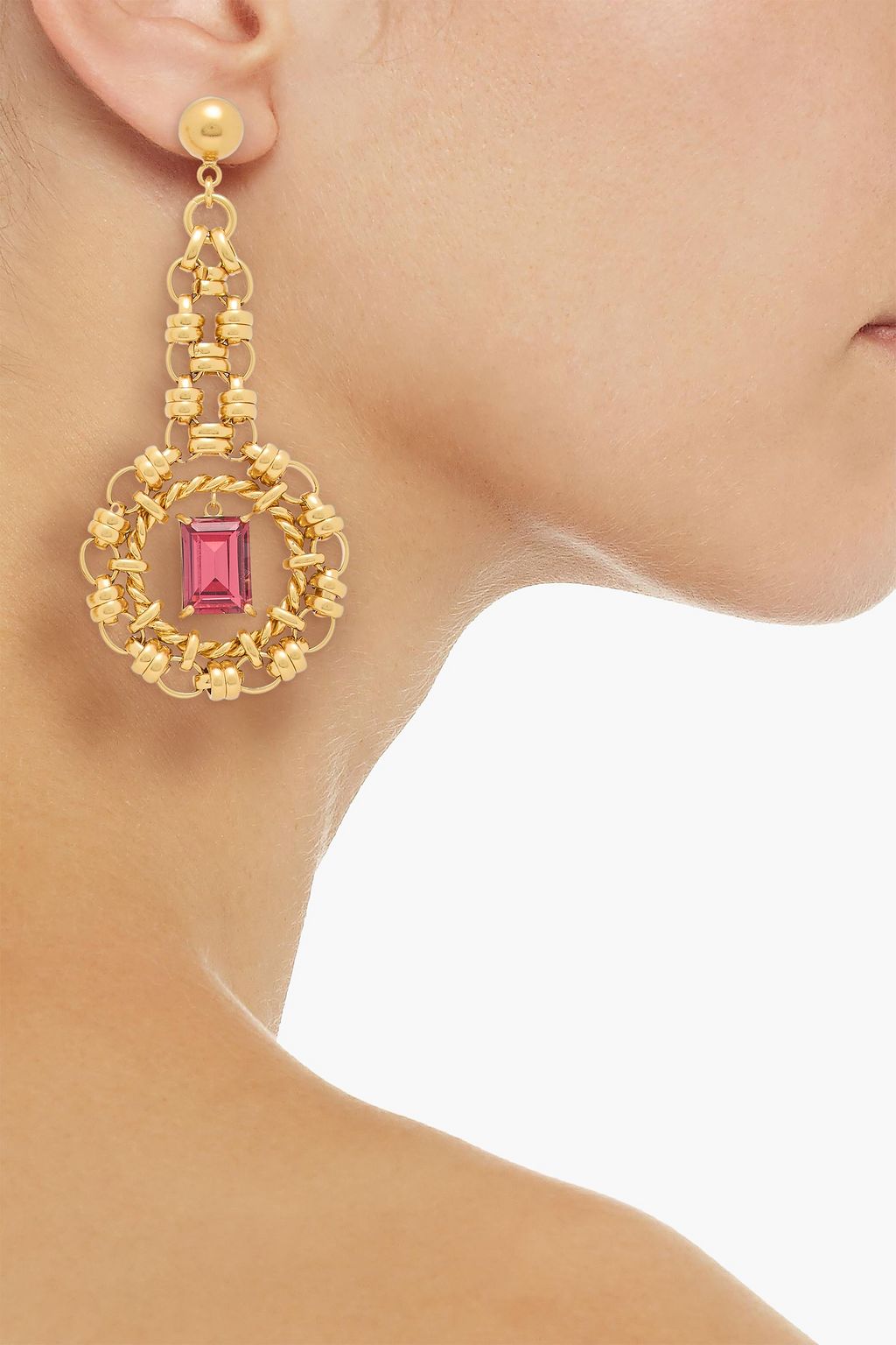 ZIMMERMANN Gold-tone crystal earrings