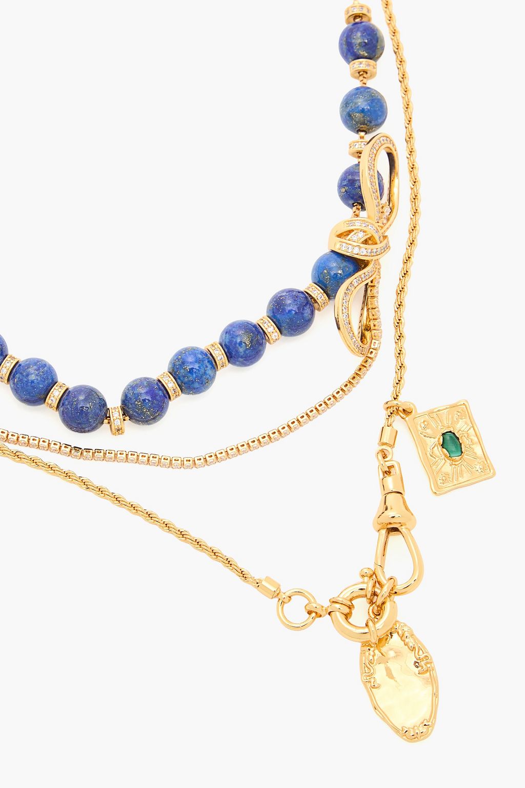 ZIMMERMANN Gold-tone multi-stone necklace