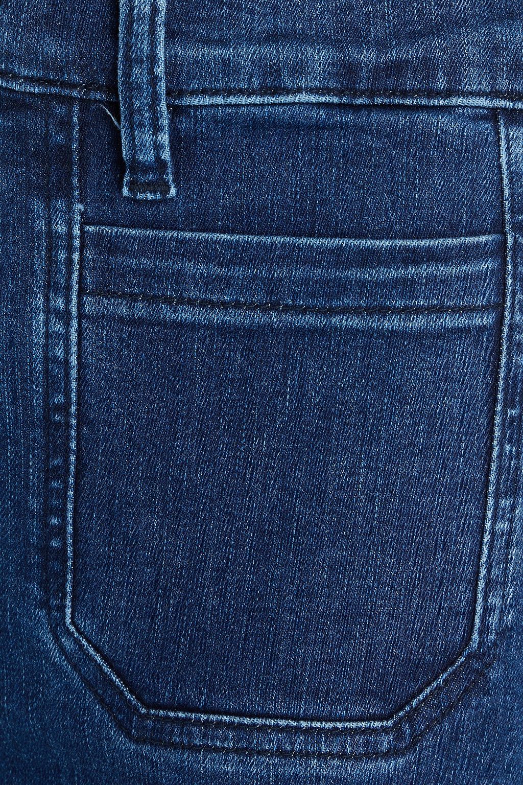 FRAME Le Slim Palazzo high-rise wide-leg jeans