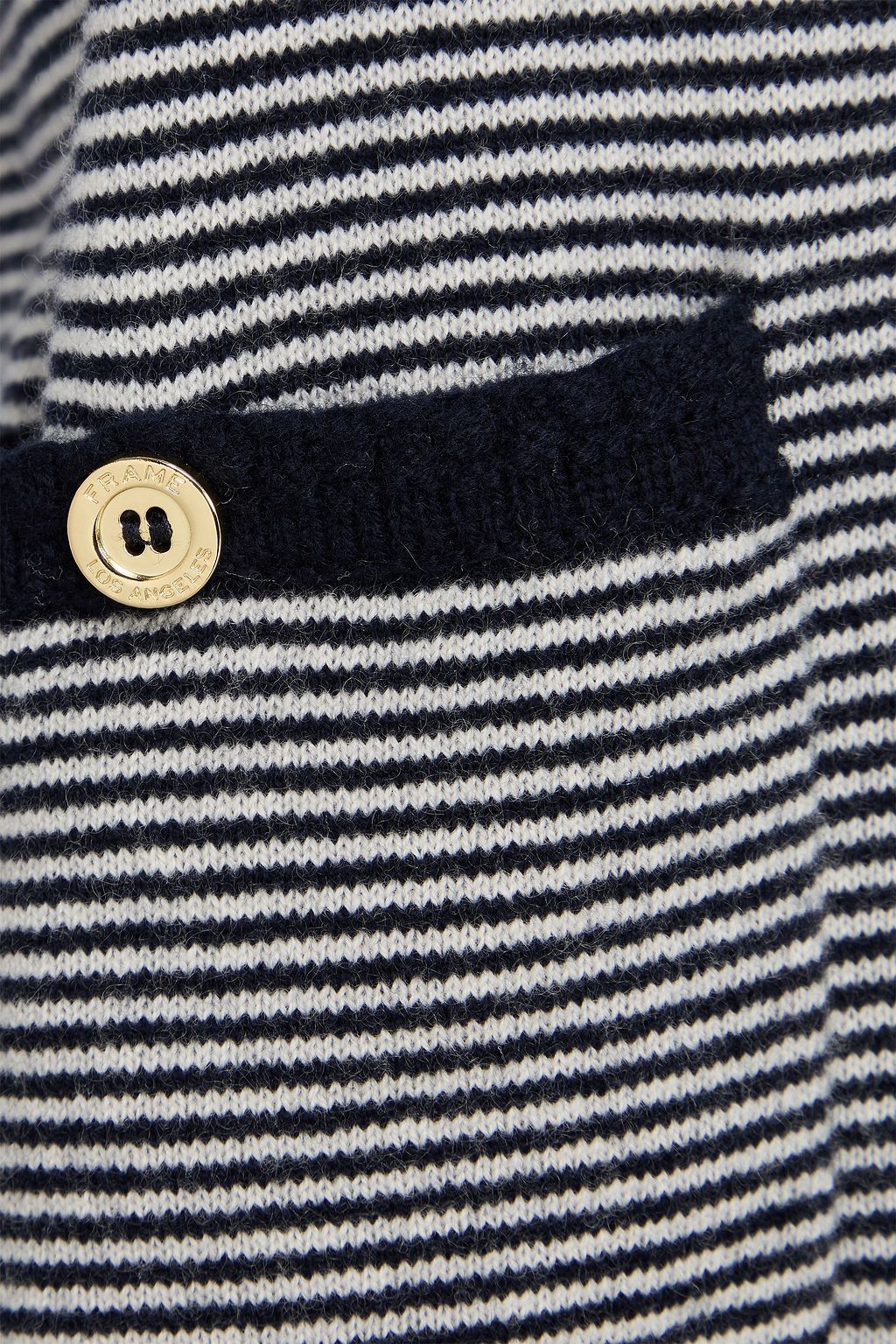 FRAME Striped cashmere top