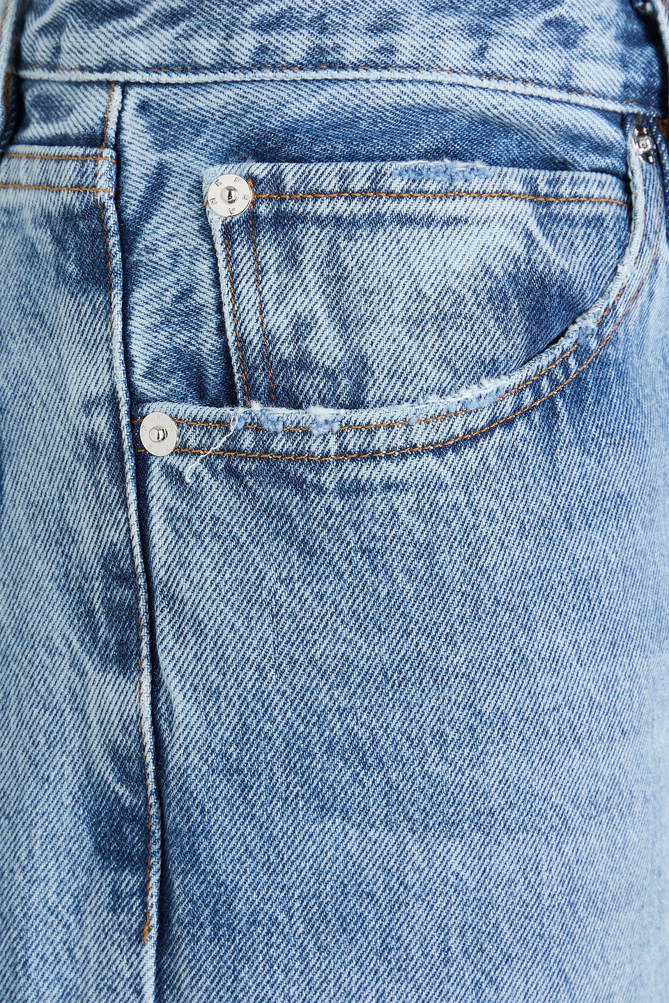 Frame The Lax High-rise Flared Jeans In Blue