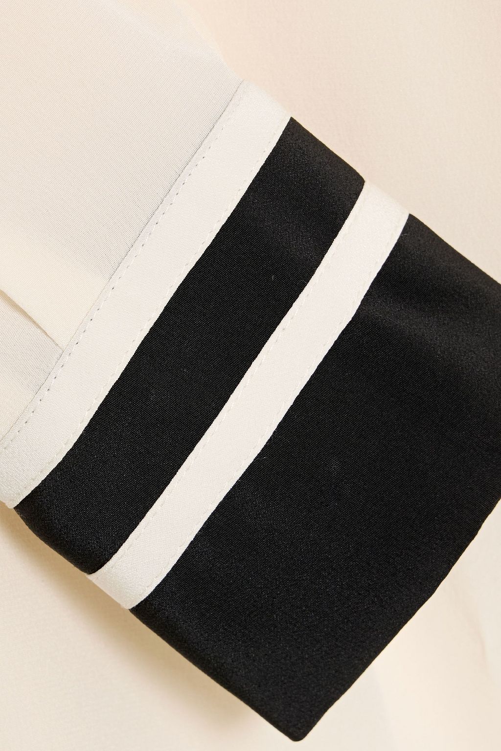 FRAME Striped silk crepe de chine shirt